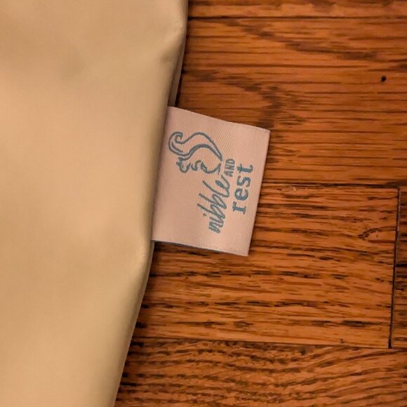 Nibble And Rest Highchair Cushion Cover /  Wooden Footrest IKEA ANTILOP - Picture 2 of 3